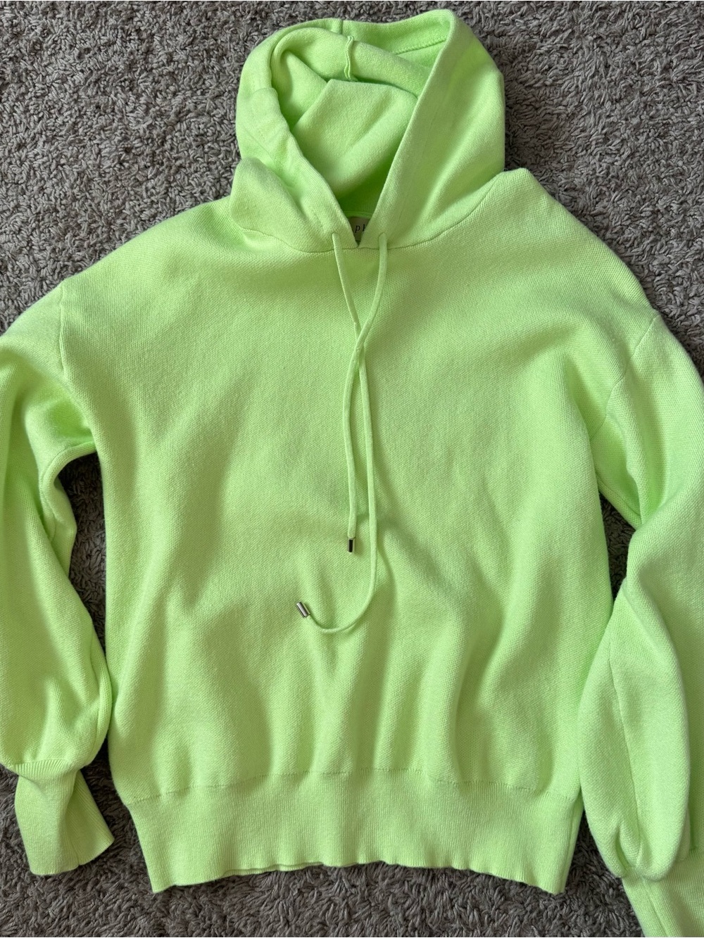 Philosophy Neon Lime Green Hoodie